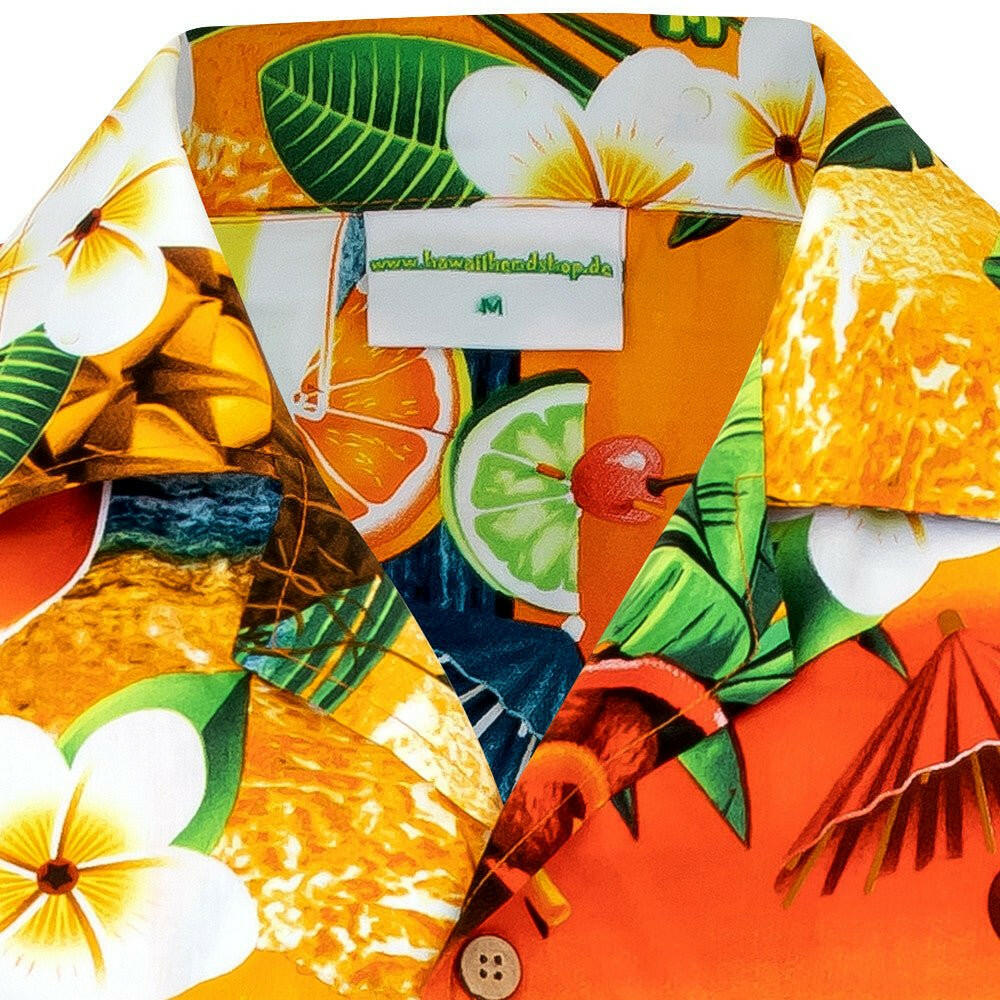 Hawaiihemd Herren Baumwolle Hawaii Hemd Männer Hemden hawaiian shirt shirts