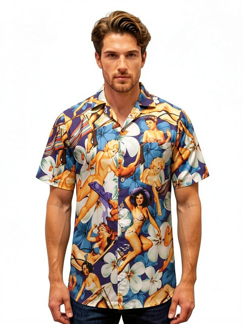 "Flower Girls (blue)" - Größe 3XL-8XL