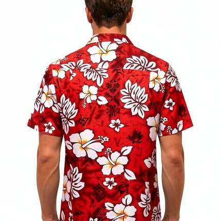 "Classic Flowers (red)" - size S-8XL