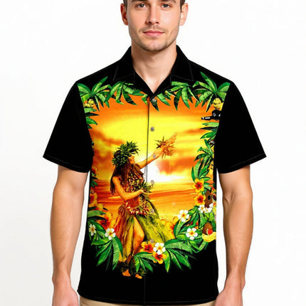 "Hawaiian Beauty" - Größe M-6XL - Hawaiihemd.shop