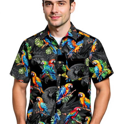 "Hawaiian Parrots" - Größe S-8XL - Hawaiihemd.shop