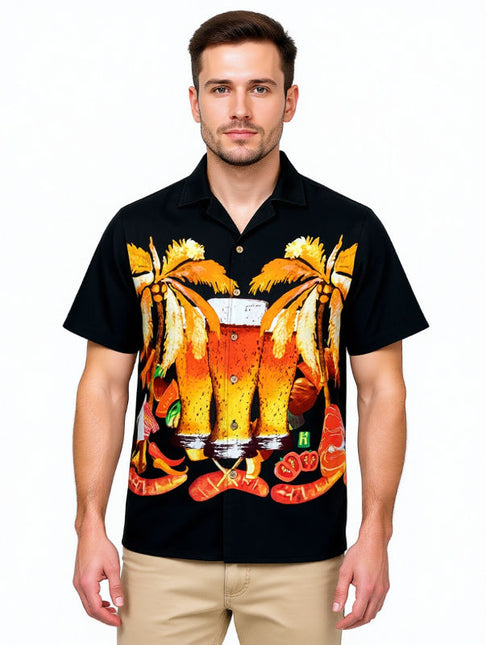 "Beer & BBQ" - Größe M-6XL - Hawaiihemd.shop