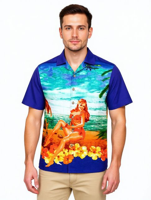 "Beach Girl" - Größe M-6XL - Hawaiihemd.shop