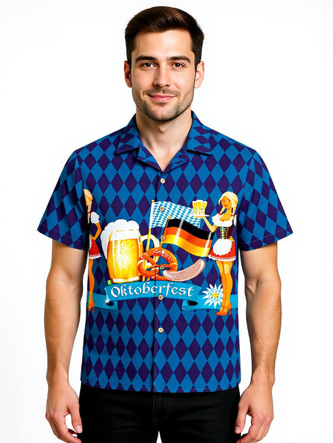 "Oktoberfest" - Größe M-6XL - Hawaiihemd.shop