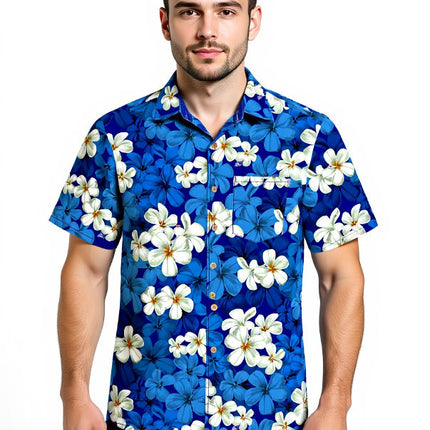 "Classic Blue" - Größe S-8XL - Hawaiihemd.shop