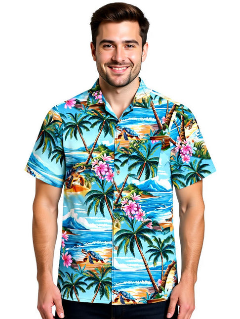 "Turtle Island" - Größe S-8XL - Hawaiihemd.shop