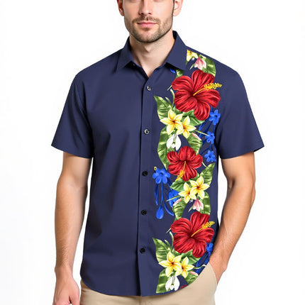 "Blue Elegance" - Größe S-6XL - Hawaiihemd.shop