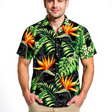 "Bird of Paradise" - Größe S-8XL - Hawaiihemd.shop