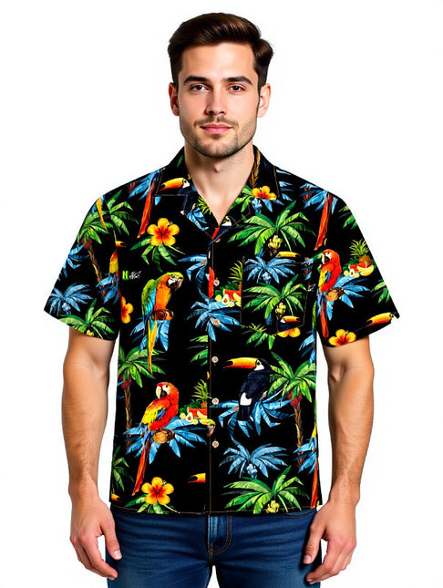 "Hawaiian Parrots '18" - Größe 6XL+8XL - Hawaiihemd.shop
