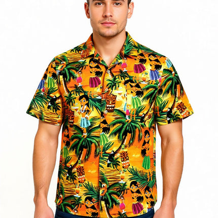 "Drunken Aloha Girls" - Größe 6XL - Hawaiihemd.shop