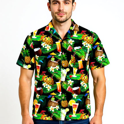 "Hawaiian Cocktails" - Größe 4XL-8XL - Hawaiihemd.shop