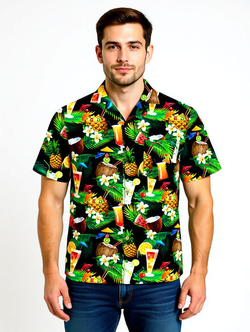"Hawaiian Cocktails" - Größe 4XL-8XL - Hawaiihemd.shop