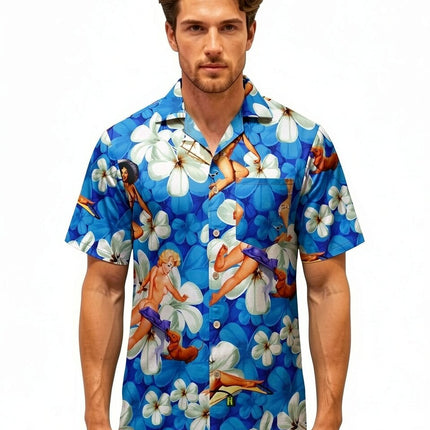 "Flower Girls (blue) '18" - Größe S-6XL