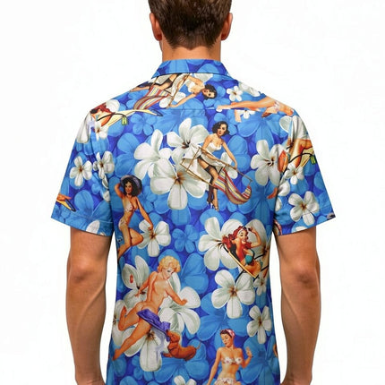 "Flower Girls (blue) '18" - Größe S-6XL