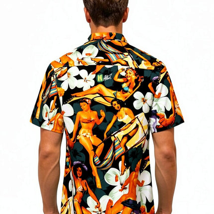 "Flower Girls (black)" - Größe S-8XL