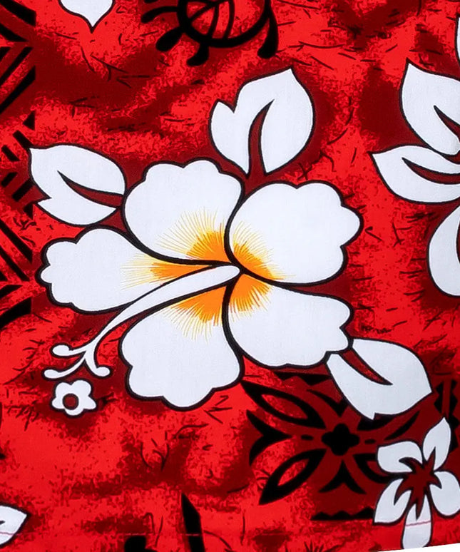 "Classic Flowers (red)" - Größe S-8XL