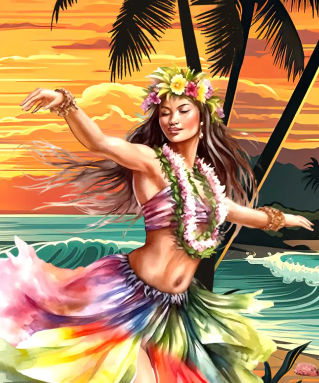 "Hawaiian Girl" - Größe S-8XL