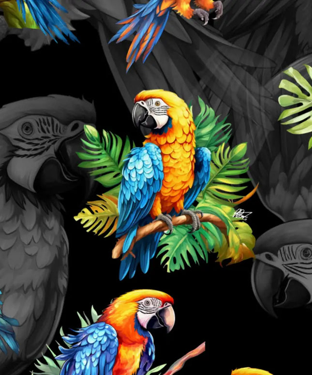 "Hawaiian Parrots" - Größe S-8XL