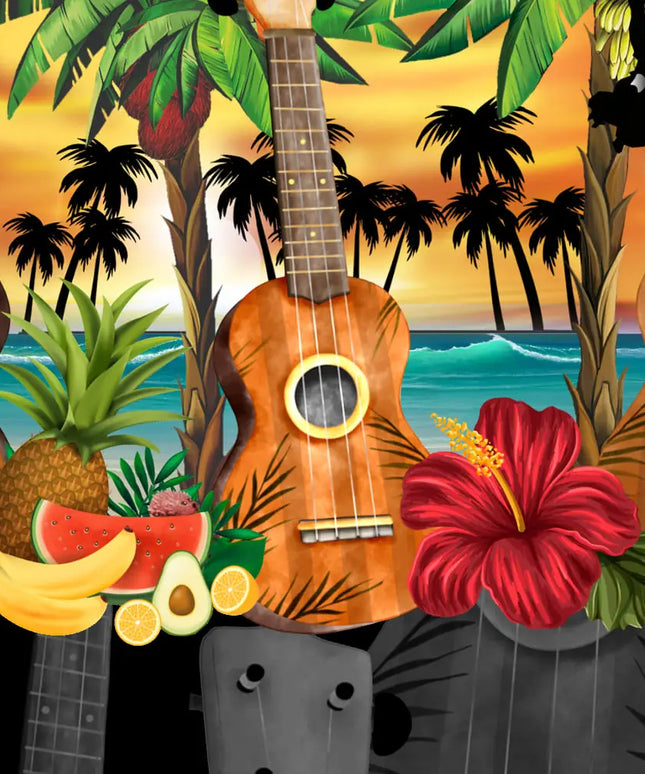 "Hawaiian Ukulele" - Größe S-8XL