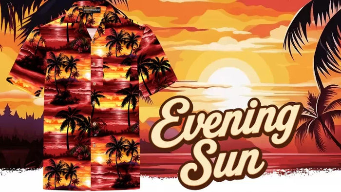 Hawaiihemd Herren "Evening Sun"