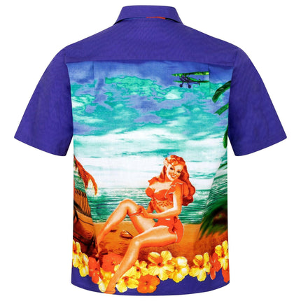 Hawaiihemd Herren Baumwolle Hawaii Hemd Männer Hemden hawaiian shirt shirts