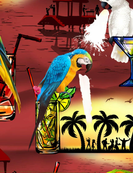 "Drunken Parrots" - Größe S-8XL - Hawaiihemd.shop