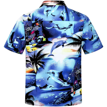 Hawaiihemd Herren Baumwolle Hawaii Hemd Männer Hemden hawaiian shirt shirts