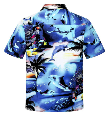 Hawaiihemd Herren Baumwolle Hawaii Hemd Männer Hemden hawaiian shirt shirts