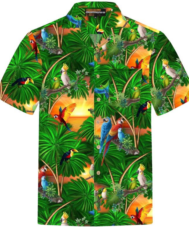 "Jungle Parrots" - Größe S-8XL