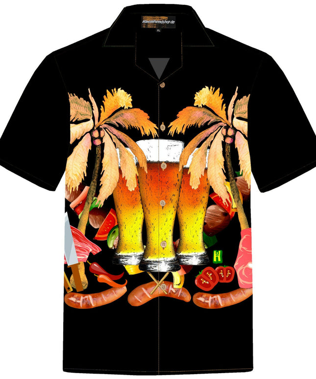 Hawaiihemd Herren Baumwolle Hawaii Hemd Männer Hemden hawaiian shirt shirts