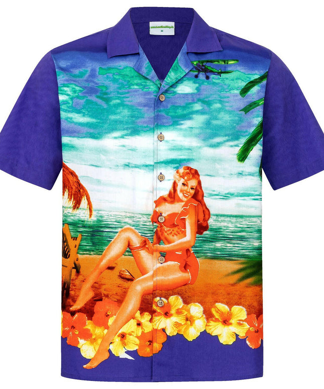 Hawaiihemd Herren Baumwolle Hawaii Hemd Männer Hemden hawaiian shirt shirts