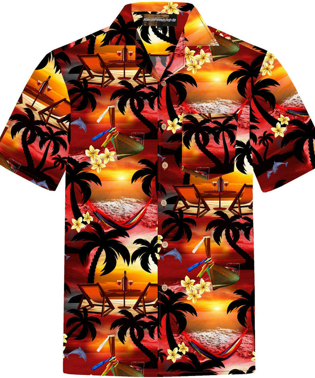 Hawaiihemd Herren Baumwolle Hawaii Hemd Männer Hemden hawaiian shirt shirts