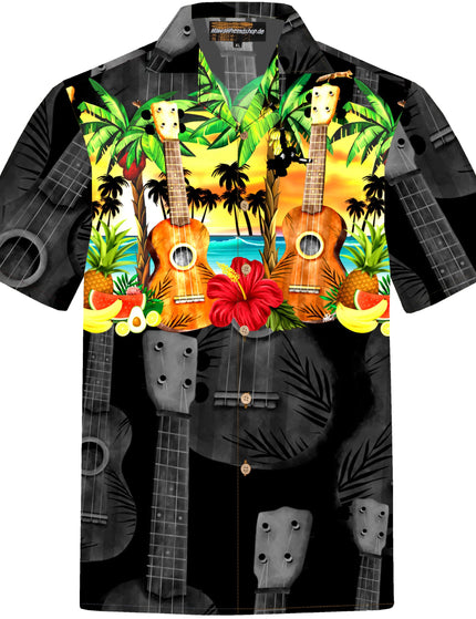 "Hawaiian Ukulele" - Größe S-8XL - Hawaiihemd.shop