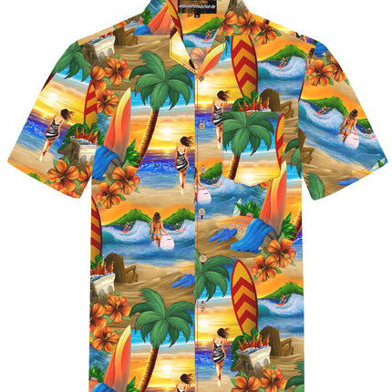 "Surfer's Paradise" - Größe S-8XL - Hawaiihemd.shop