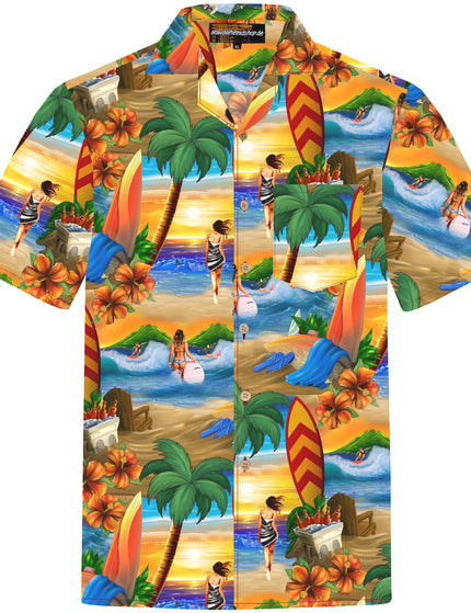 "Surfer's Paradise" - Größe S-8XL - Hawaiihemd.shop