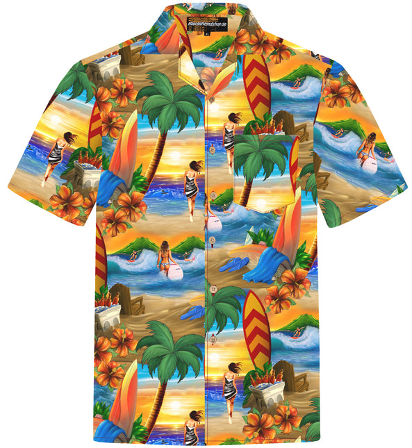 "Surfer's Paradise" - Größe S-8XL - Hawaiihemd.shop