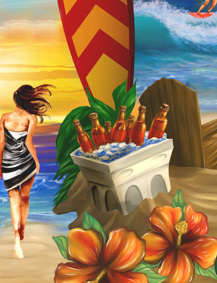"Surfer's Paradise" - Größe S-8XL - Hawaiihemd.shop