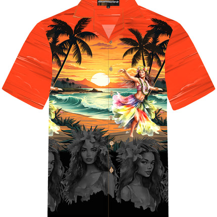 "Hawaiian Girl" - Größe S-8XL - Hawaiihemd.shop