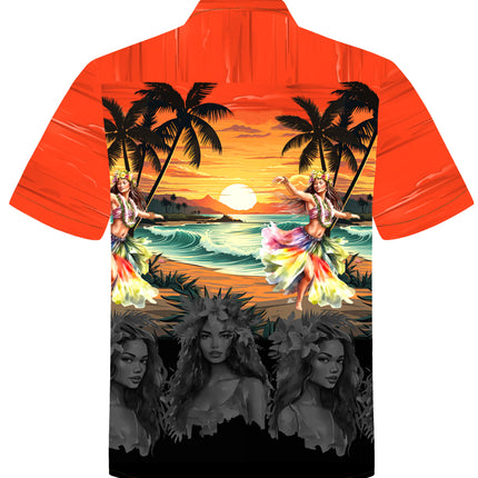 "Hawaiian Girl" - Größe S-8XL - Hawaiihemd.shop
