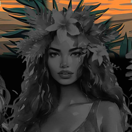 "Hawaiian Girl" - Größe S-8XL - Hawaiihemd.shop