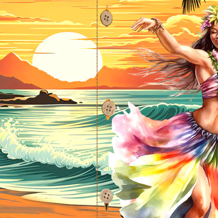 "Hawaiian Girl" - Größe S-8XL - Hawaiihemd.shop