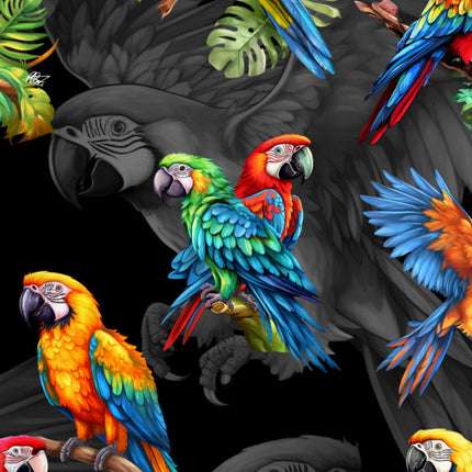 "Hawaiian Parrots" - Größe S-8XL - Hawaiihemd.shop