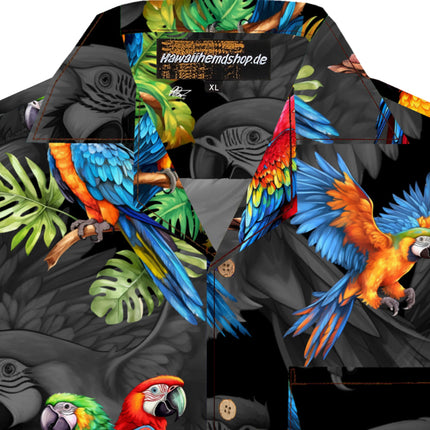 "Hawaiian Parrots" - Größe S-8XL - Hawaiihemd.shop