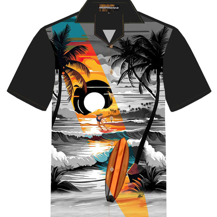 "Dark Beach Night" - Größe 8XL - Hawaiihemd.shop