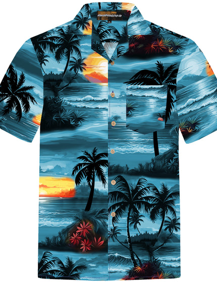 "Day in Hawaii" - Größe S-8XL - Hawaiihemd.shop