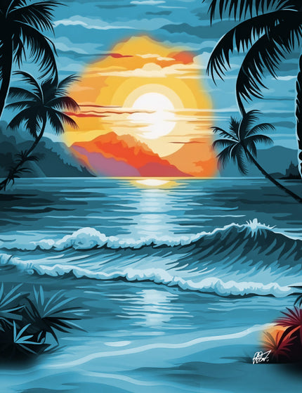 "Day in Hawaii" - Größe S-8XL - Hawaiihemd.shop
