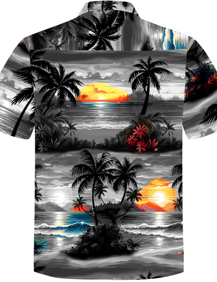 "Night in Hawaii" - Größe S-8XL - Hawaiihemd.shop