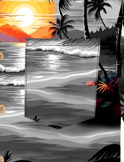 "Night in Hawaii" - Größe S-8XL - Hawaiihemd.shop