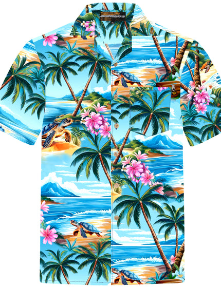 "Turtle Island" - Größe S-8XL - Hawaiihemd.shop