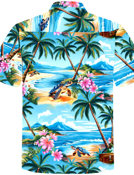 "Turtle Island" - Größe S-8XL - Hawaiihemd.shop